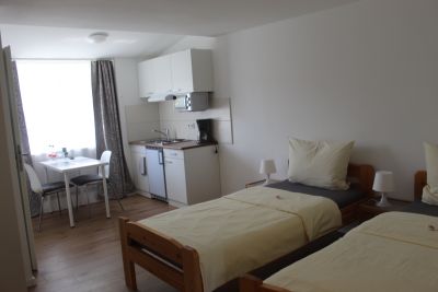 Zimmer-Ansicht mit Küche